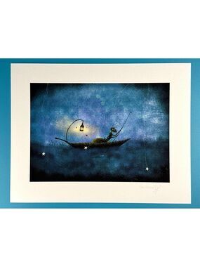 Sandrine Mercier Le Voyageur Ant Illustration Signed Fantasy Giclee Art Print